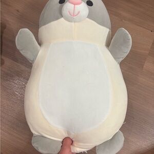 Gray and Cream Plush Small Pet Toy